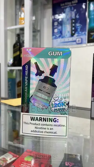 KORI Hookah Vape Head – Puffs | Gum Flavor | Accra