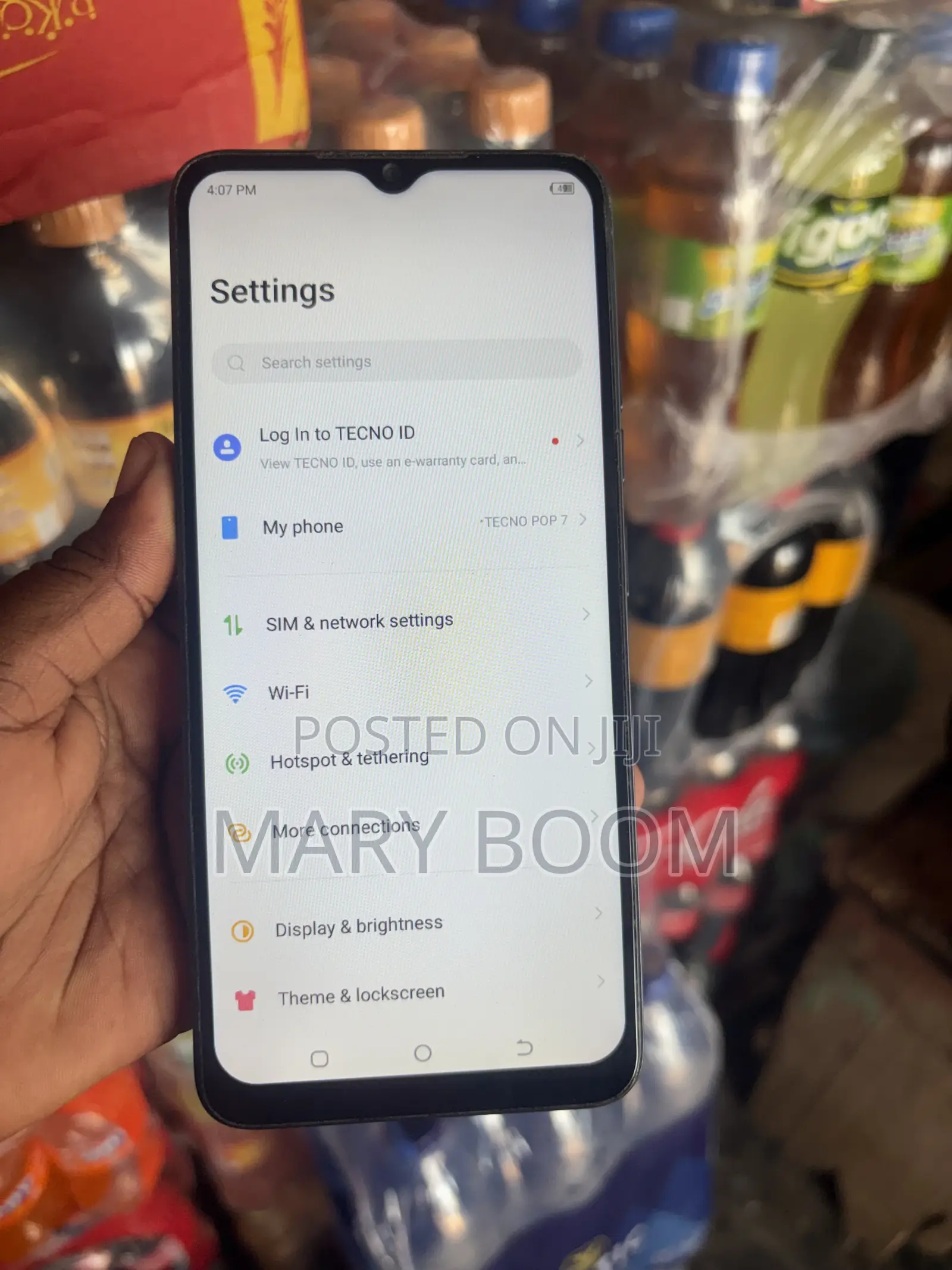 Tecno Pop 7 64 GB Black