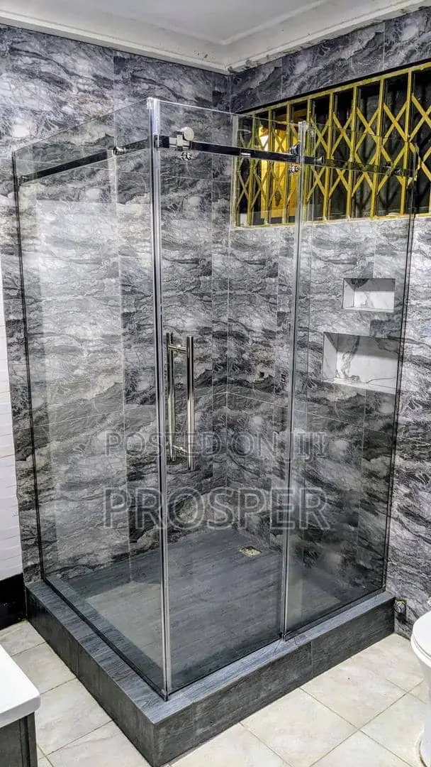 Frameless Shower Unit, Balustrades Office Front Etc