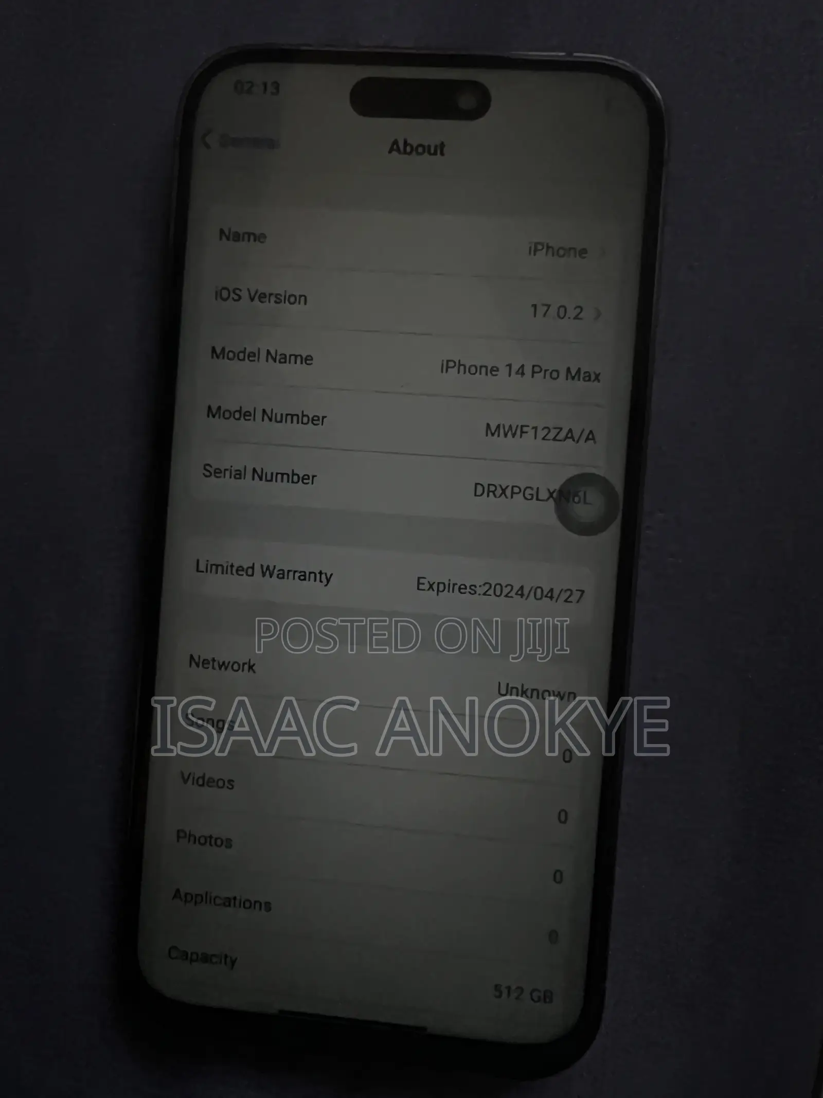 Apple iPhone 14 Pro Max 512 GB Gray