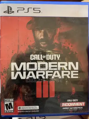 God of War, COD MW3,Ratchet Clank PS5