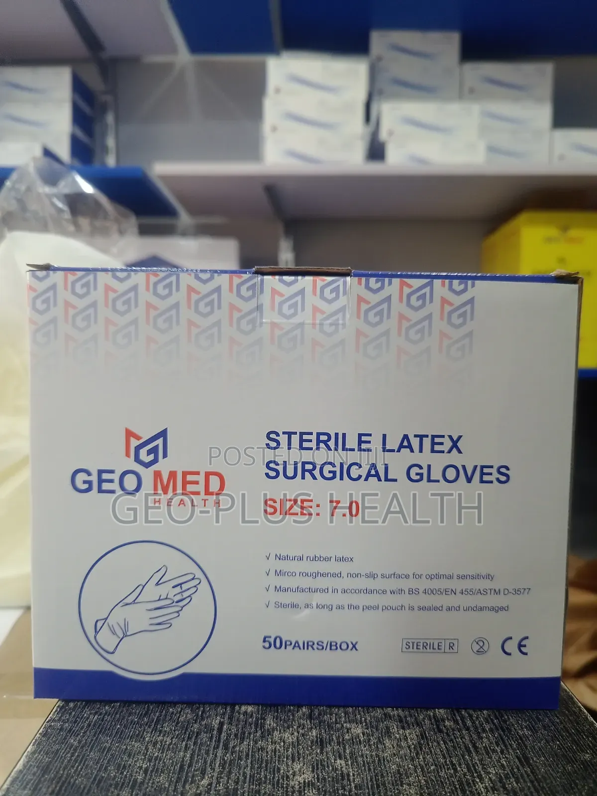 Sterile Latex Surgical Gloves (Size 7.0)