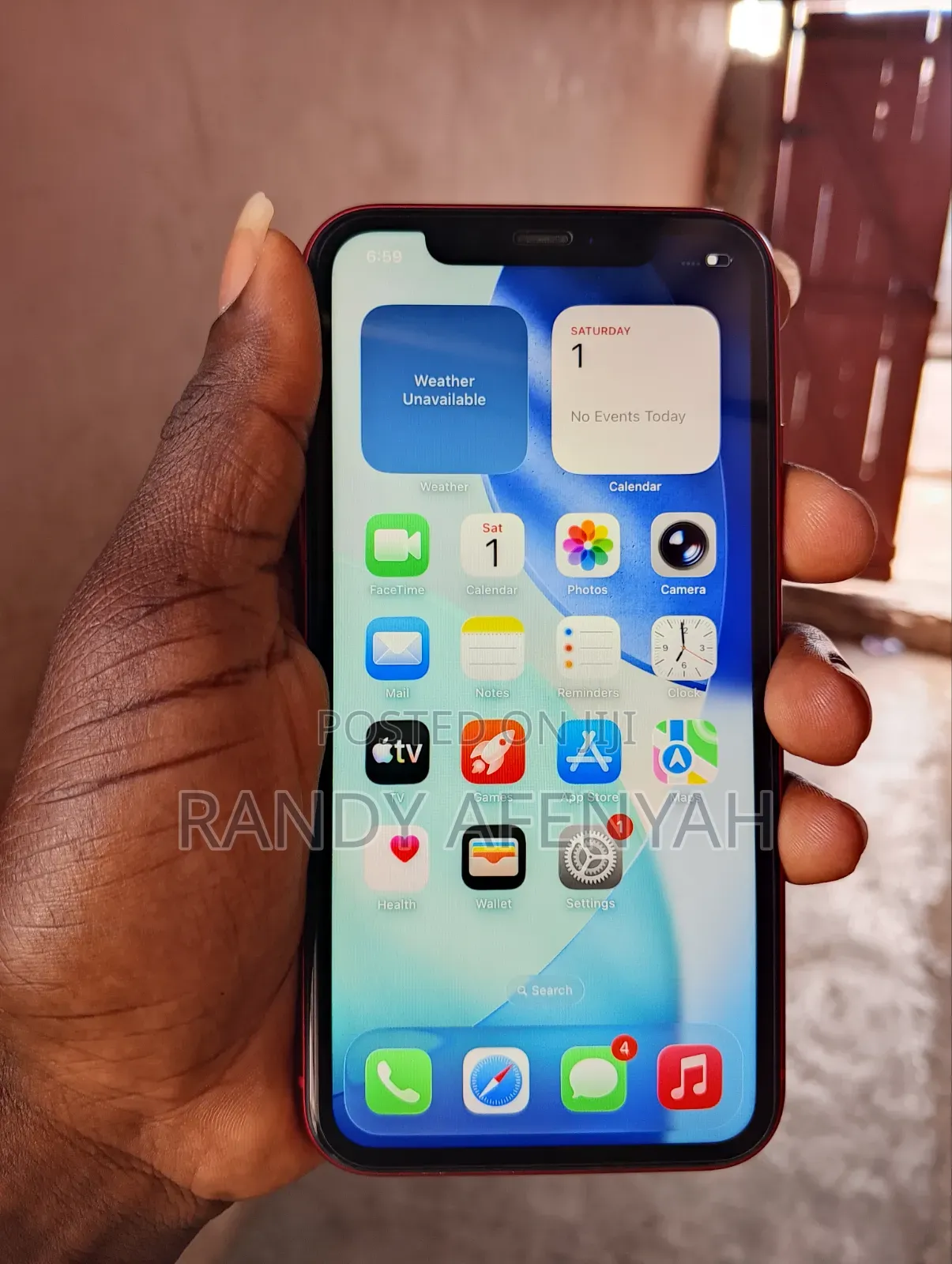 New Apple iPhone 11 128 GB Red