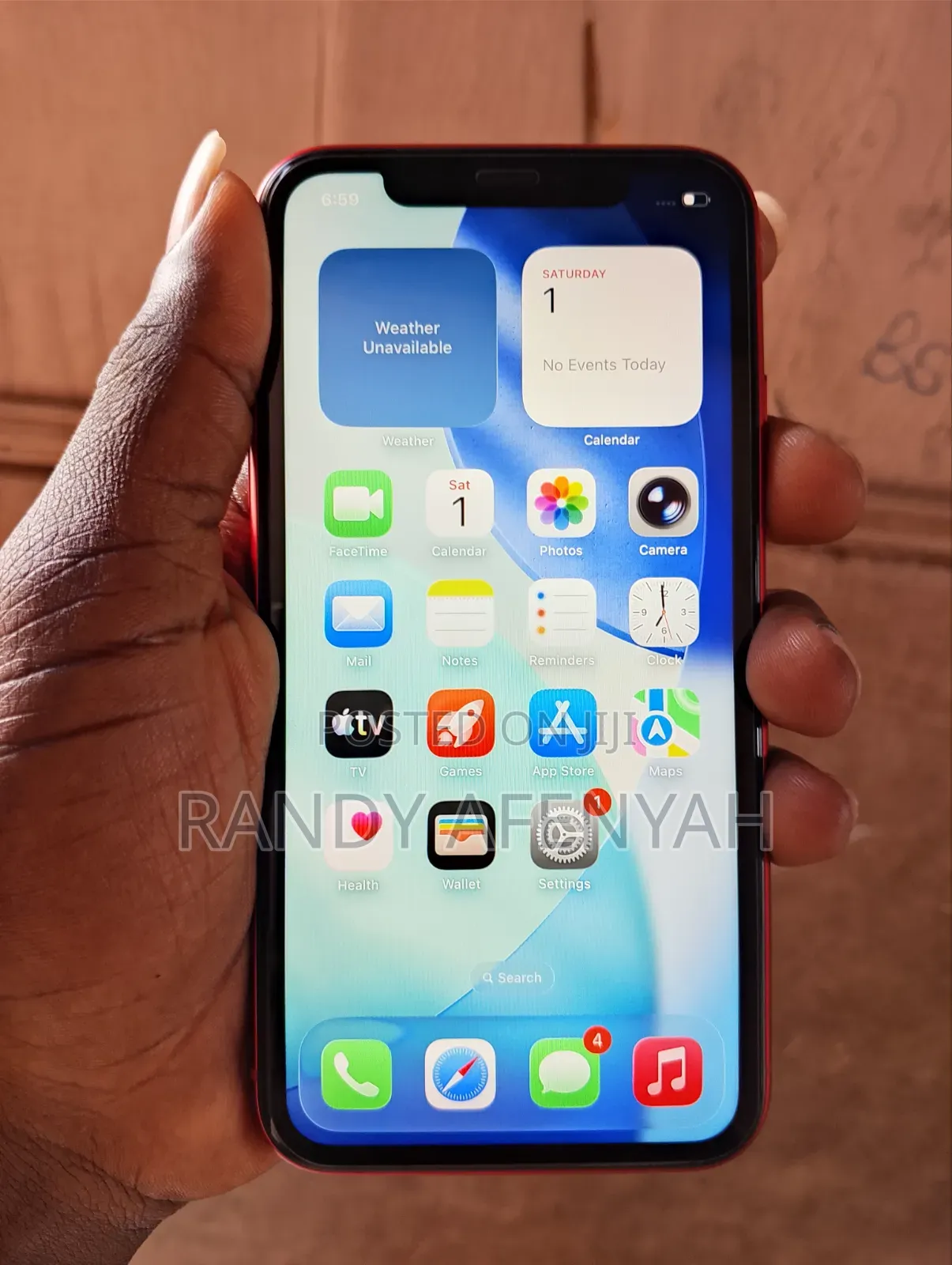 New Apple iPhone 11 128 GB Red