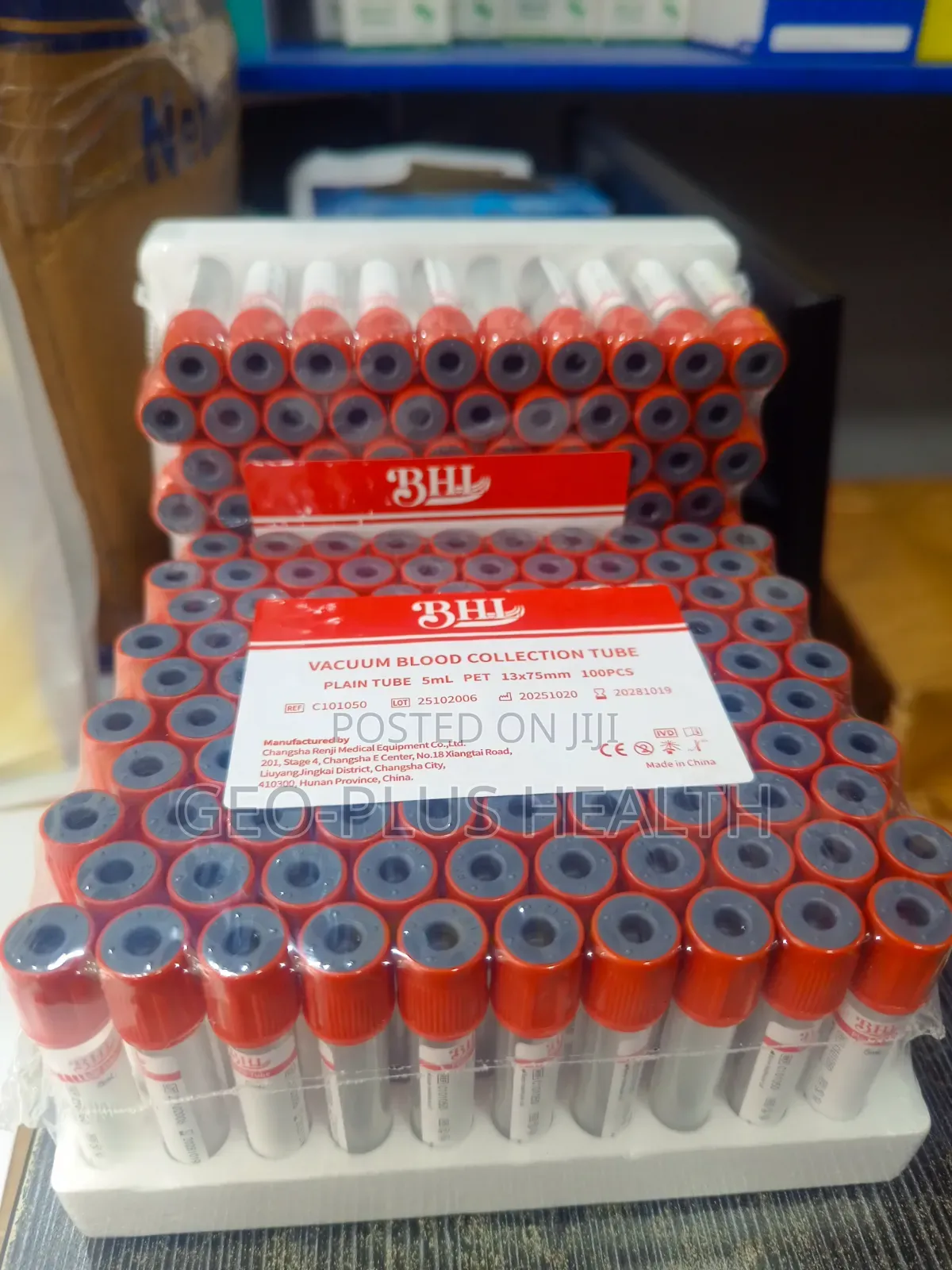 Vacuum Blood Collection Tube ( Plain Tube)