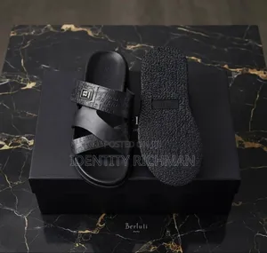 Pure Leather Slippers Available as Seen