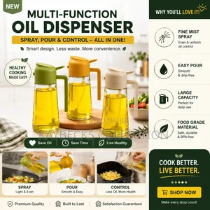 Glass Oil Jar