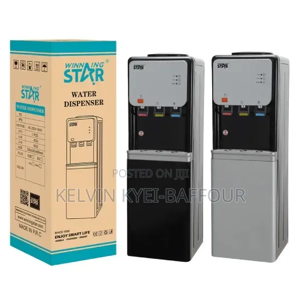 Winning Star 3-Tap Hot Cold Water Dispenser With Cabinet – Brand New