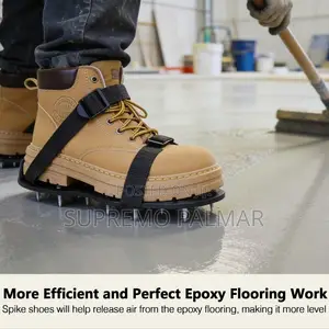 Professional Epoxy Floor Spike Shoes - Adjustable Spiked Sandals