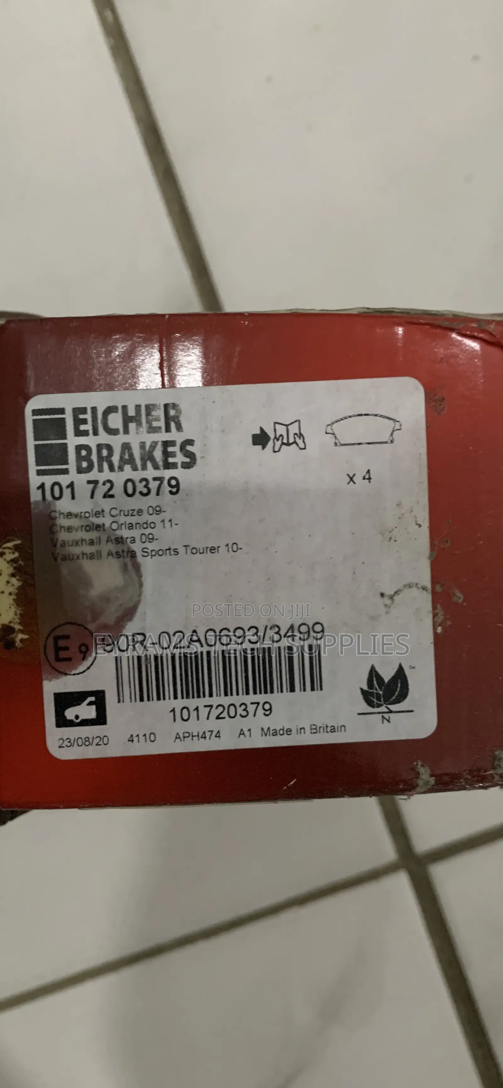 Eicher Brake Pads X4 