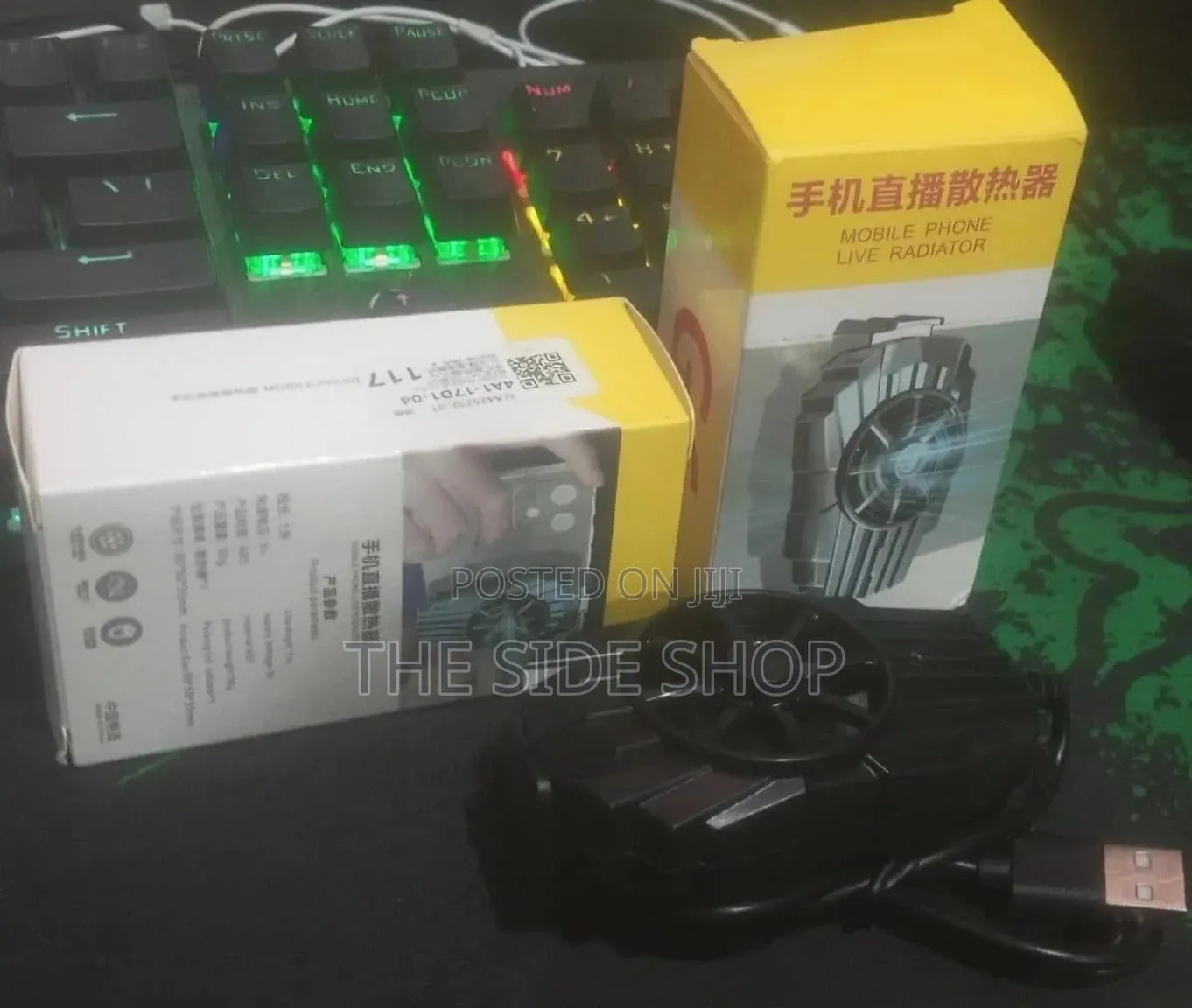Mobile Gaming Phone Cooler Cooling Fan Radiator