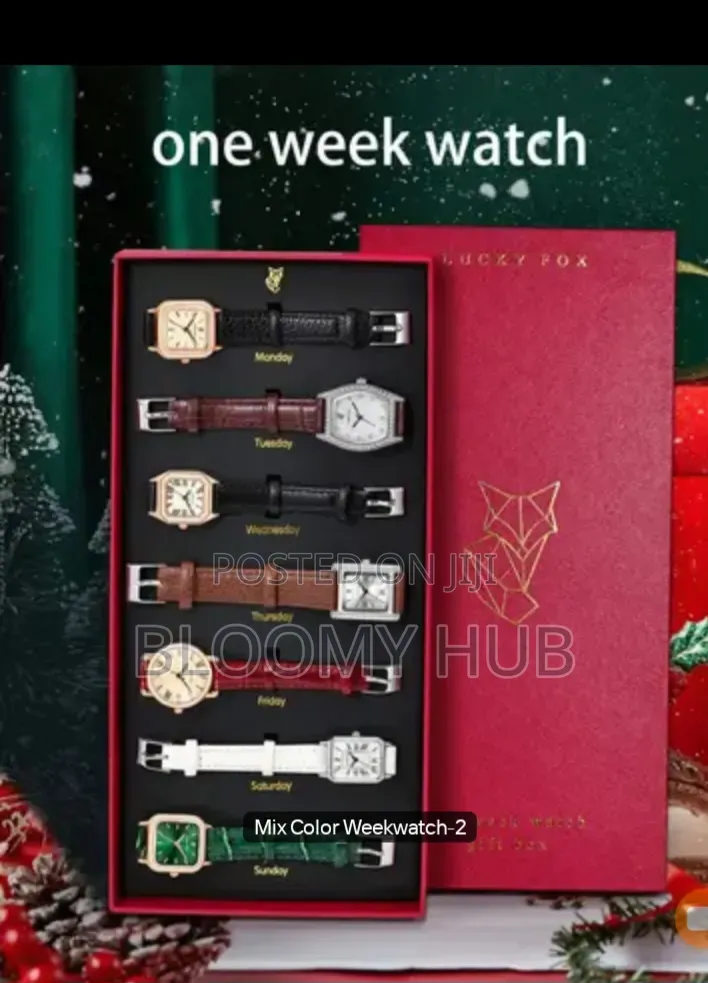 Lucky Fox "One Week Watch" Gift Box Set