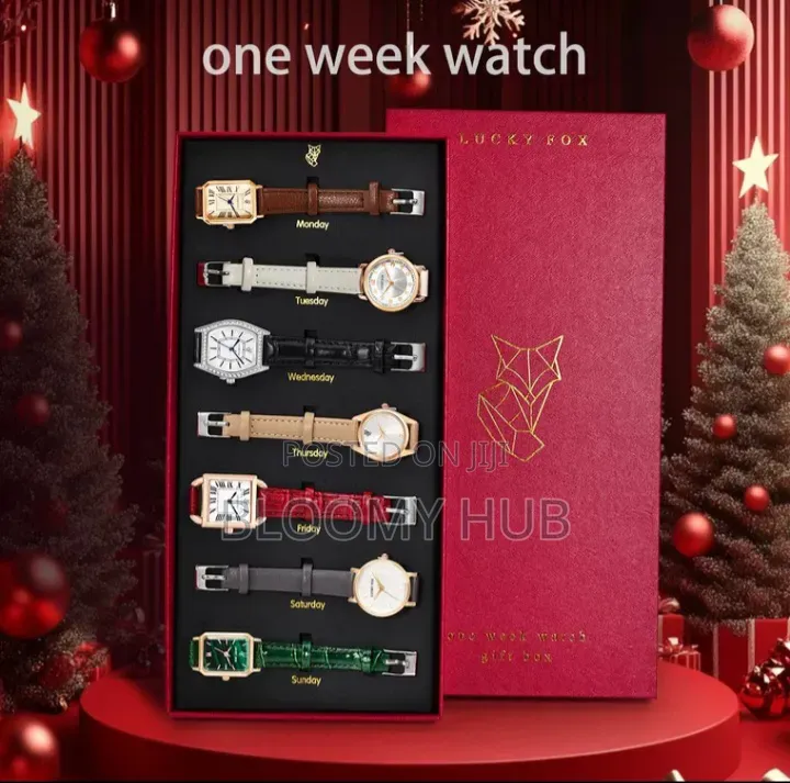 Lucky Fox "One Week Watch" Gift Box Set
