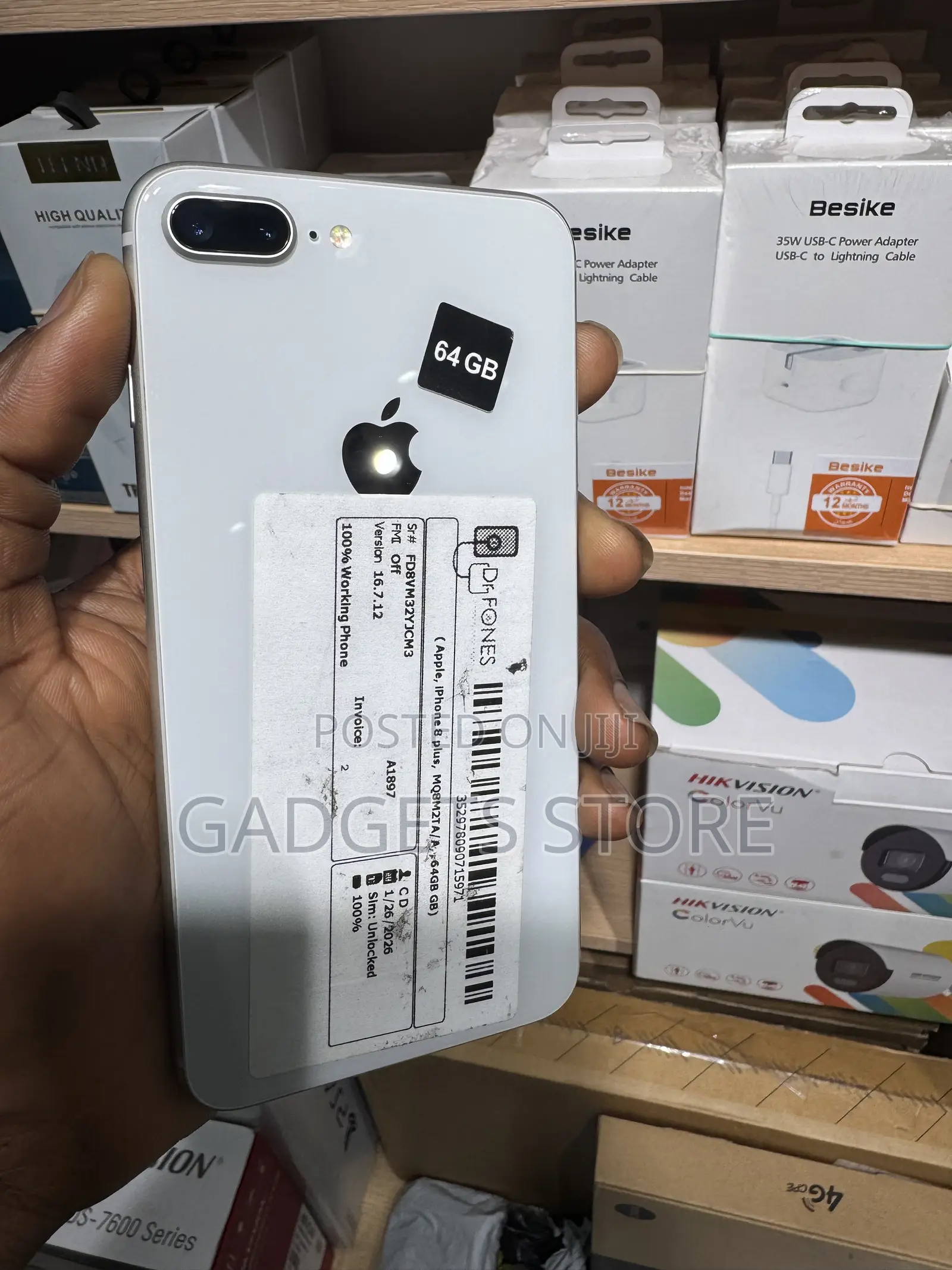 Apple iPhone 8 Plus 64 GB White