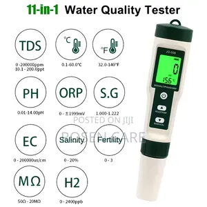 11-in-1 pH Meter, EC, TDS, H2, S.G, Fertility, ORP, Temp Water Tester