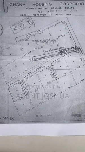 A Very Spacious Half Plot of Land for Sale at Teshie Nungua Estate.
