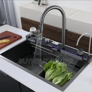 Black 304 Stainless Steel Honeycomb Multifunctional Kinchen Sink