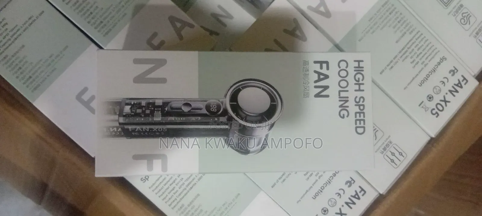 Hand Fans Black