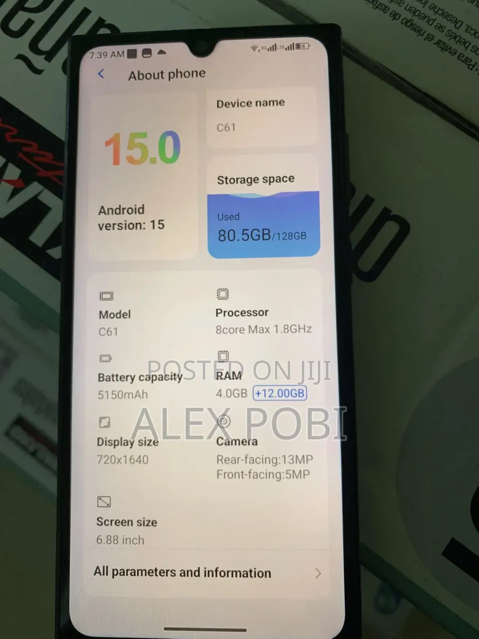 Oukitel C51 128 GB Black