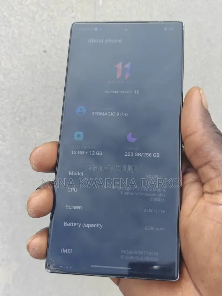 ZTE nubia RedMagic 9 Pro 256 GB Black