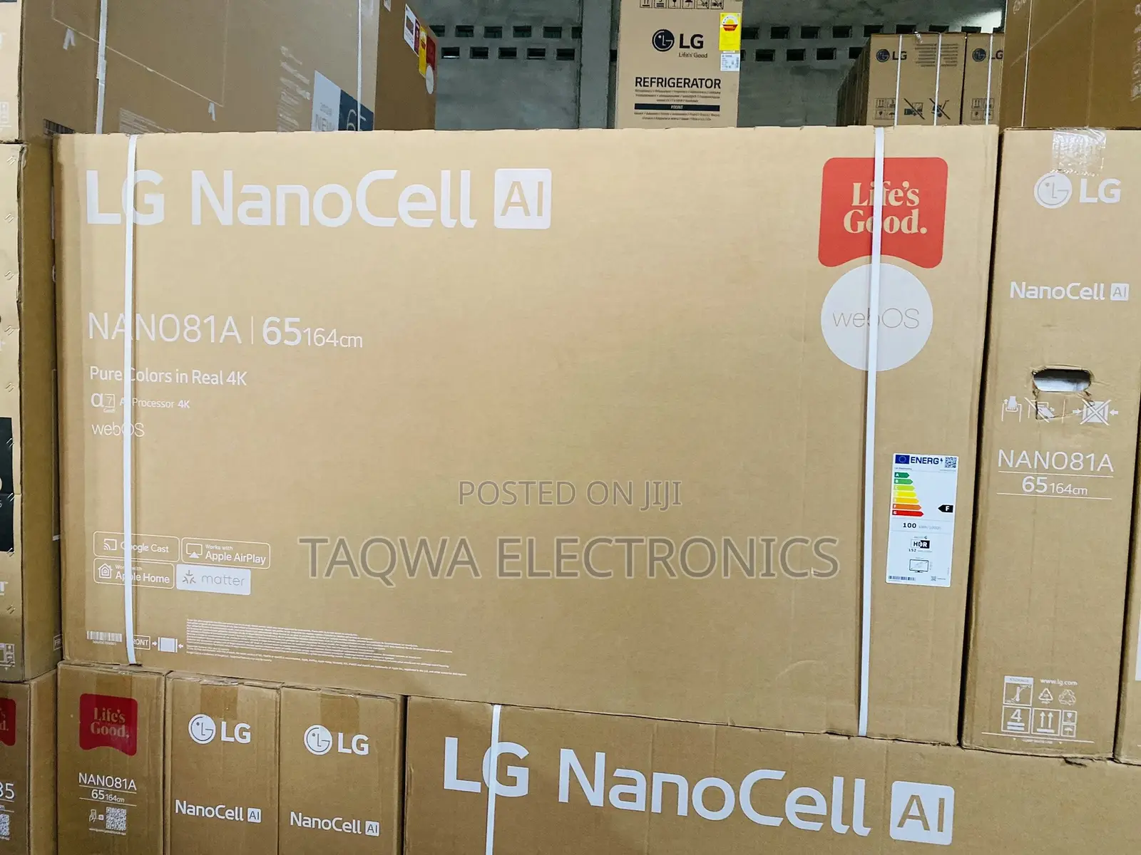 Classy LG Smart 65 Nanocell TV
