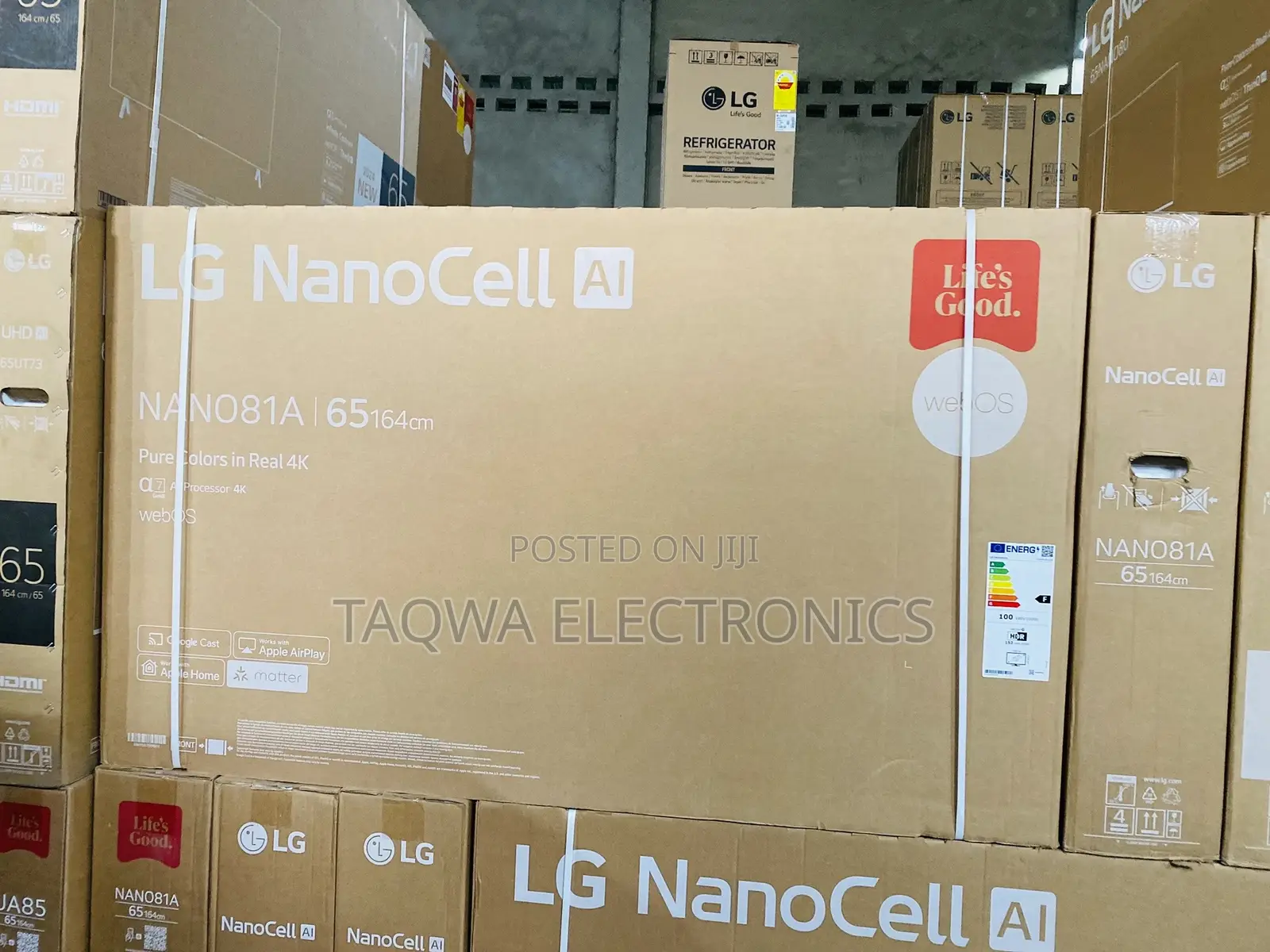 Classy LG Smart 65 Nanocell TV