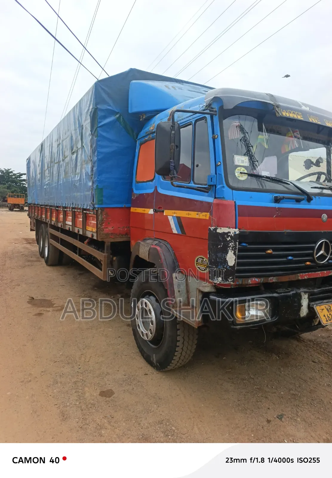 Mercedes-Benz Truck 1990 Blue
