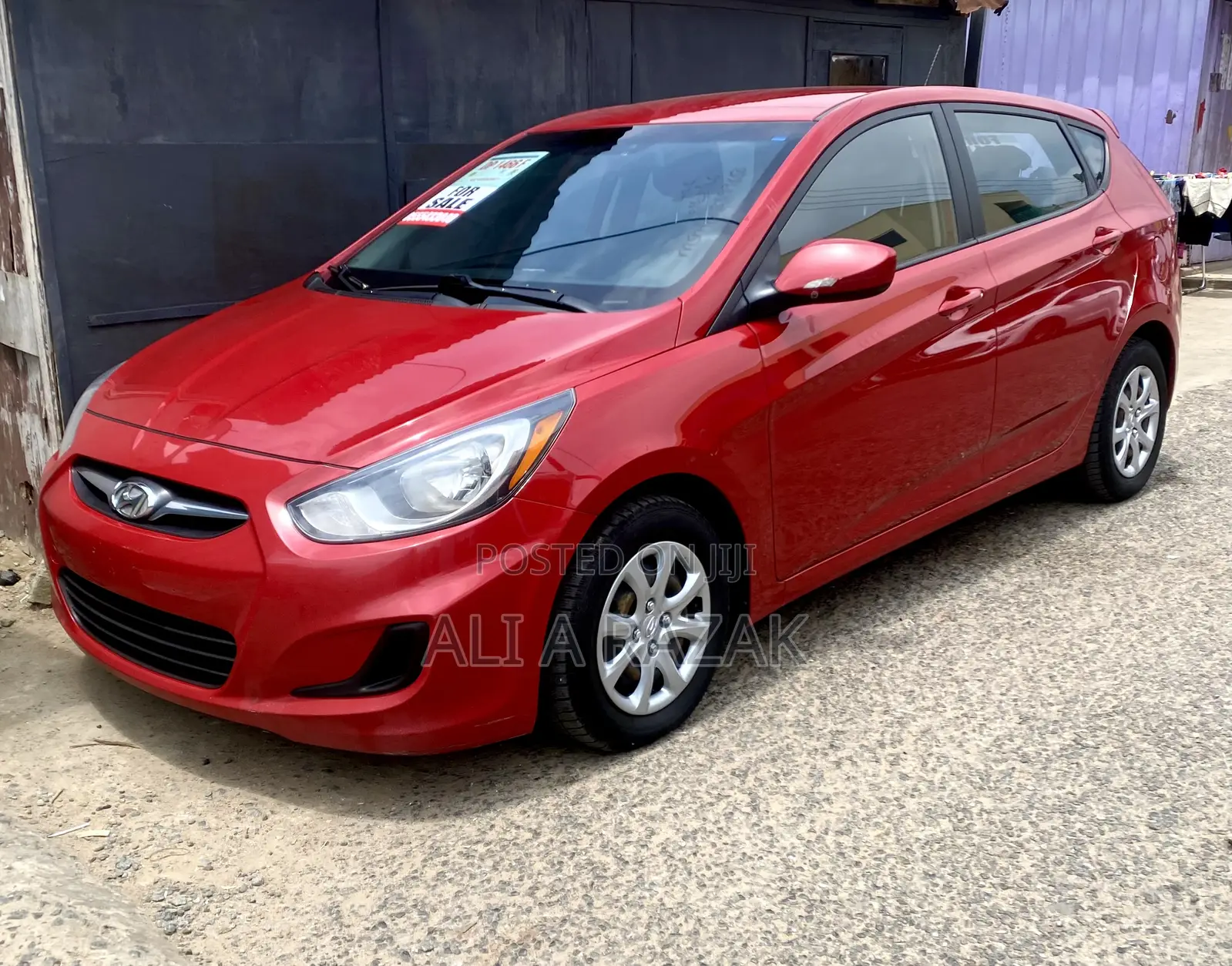 Hyundai Accent Sport 4dr Hatchback (1.6L 4cyl 6A) 2015 Red