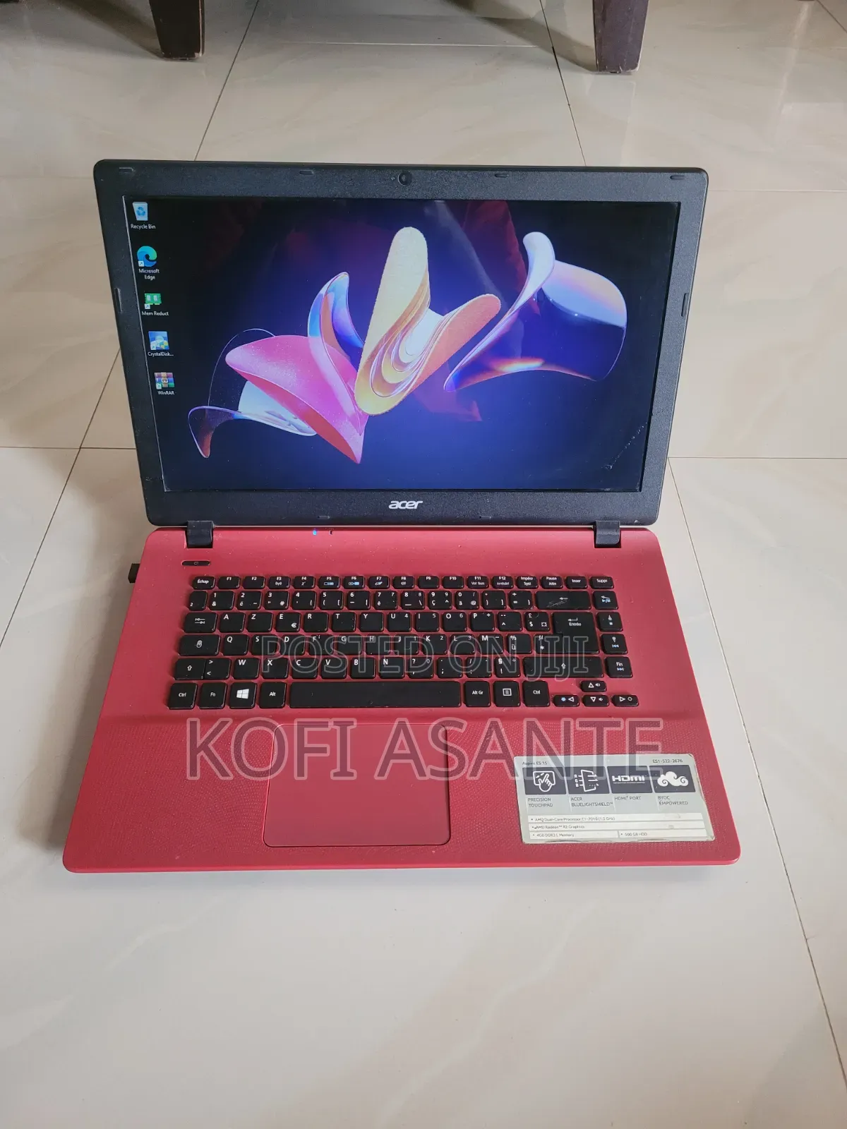 Laptop Acer Aspire ES1-522 8GB AMD HDD 500GB
