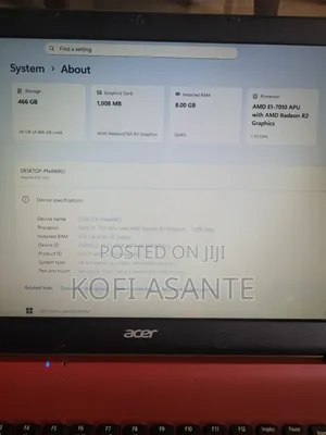 Laptop Acer Aspire ES1-522 8GB AMD HDD 500GB