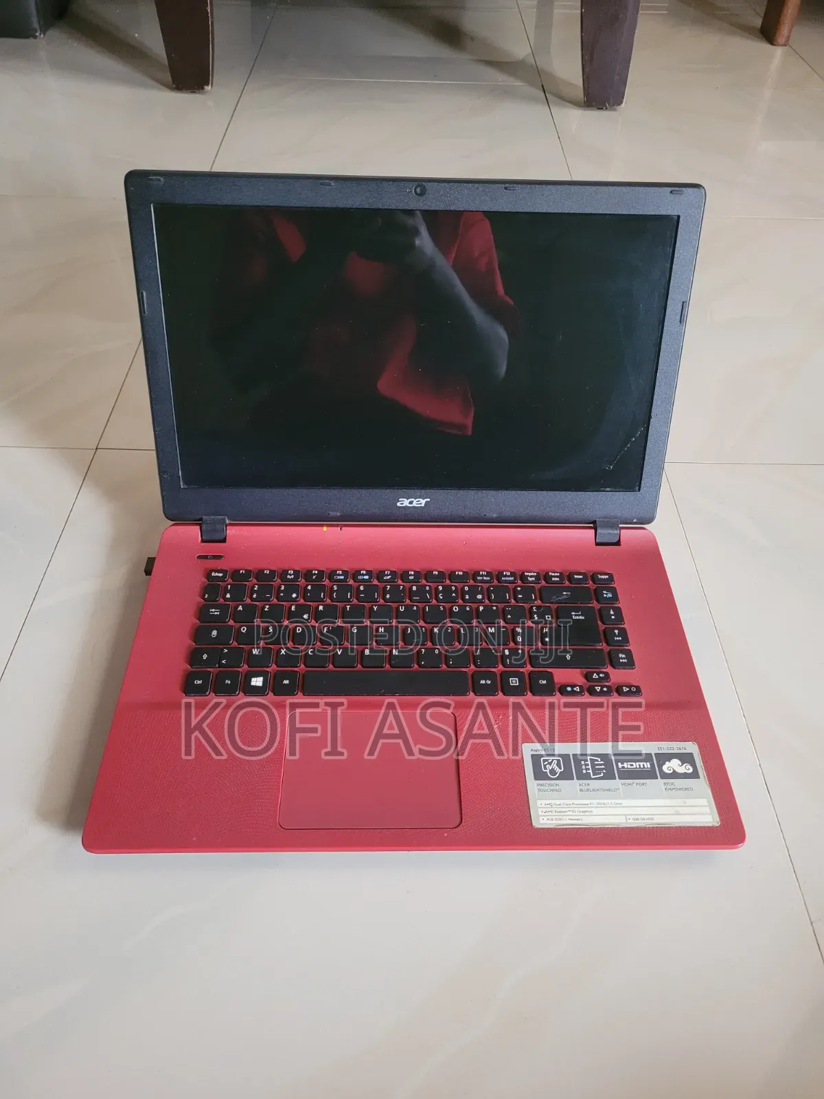 Laptop Acer Aspire ES1-522 8GB AMD HDD 500GB