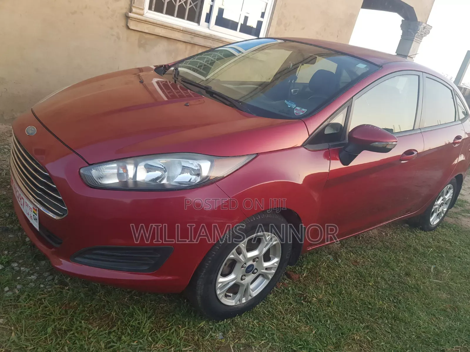 Ford Fiesta SE 4dr Sedan (1.6L 4cyl 5M) 2015 Red