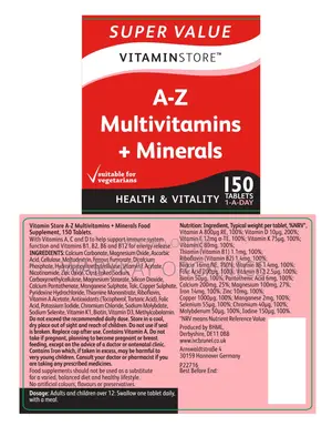 Multivitamin Mineral a-Z