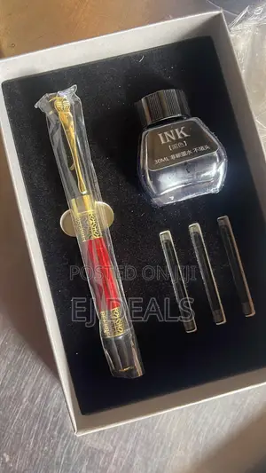 Modern Metal Fountain Pen New With Gift Box