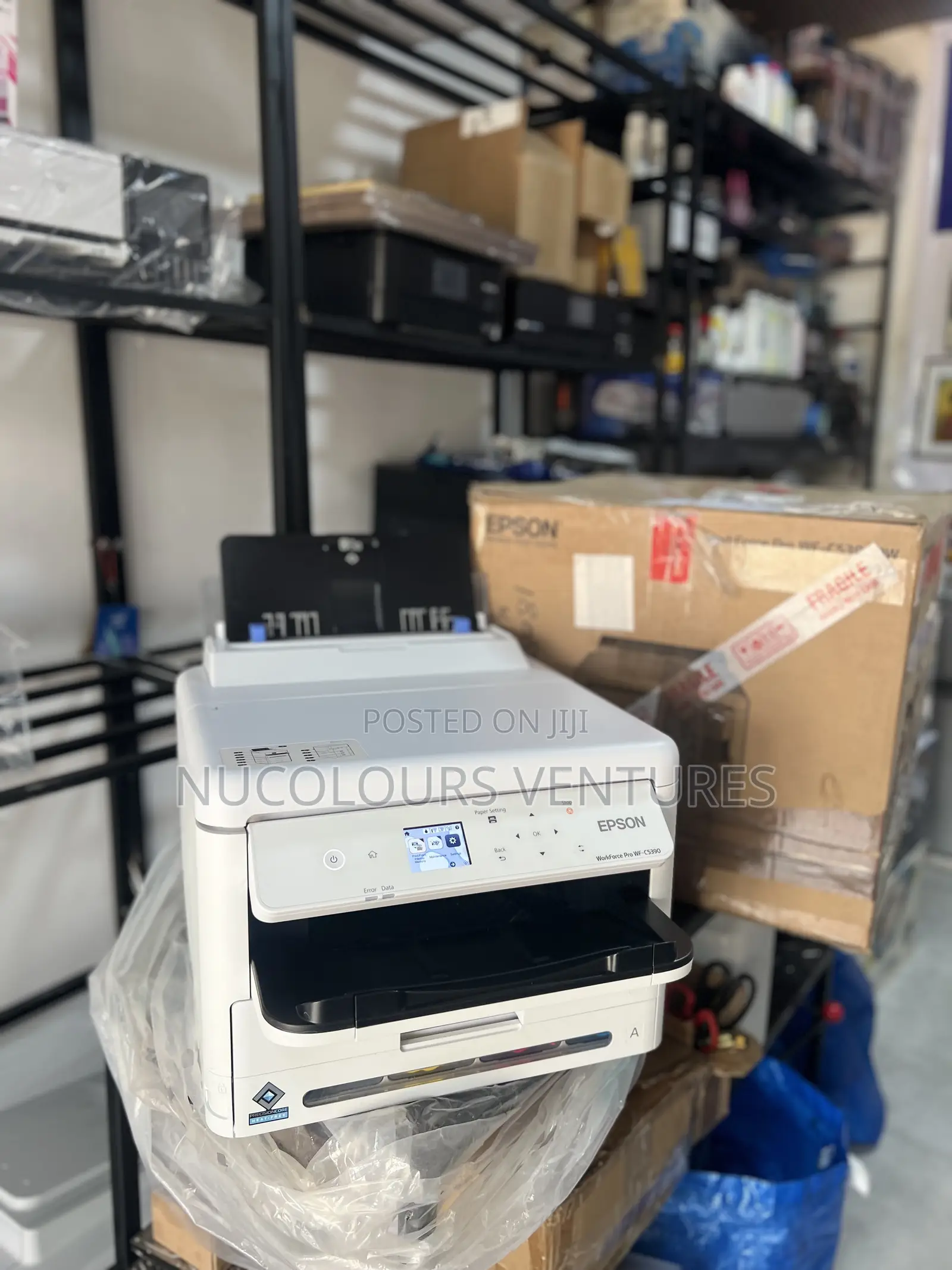 A4 Epson Pro WF-C5390 Chipless Commercial Printer
