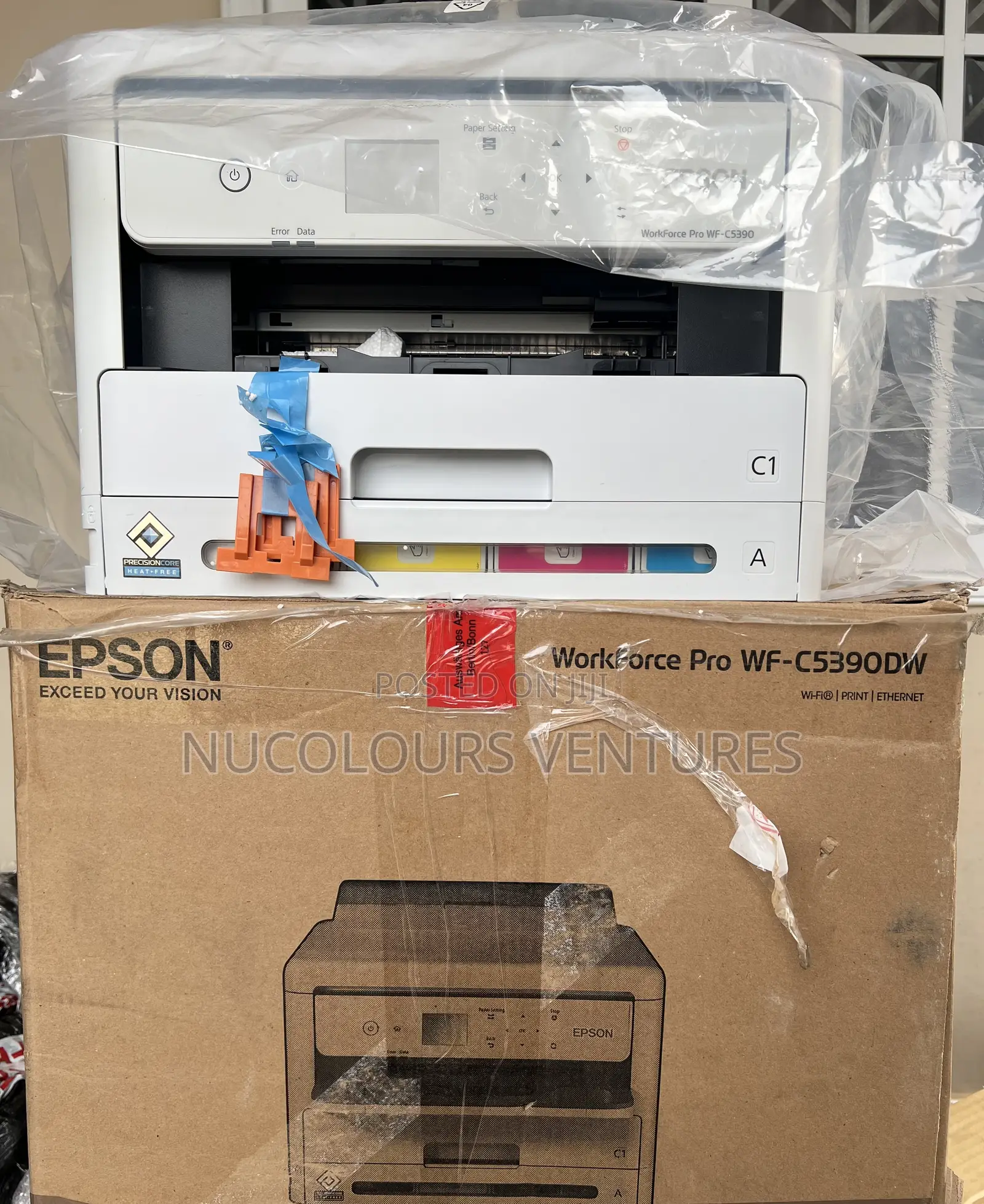 A4 Epson Pro WF-C5390 Chipless Commercial Printer