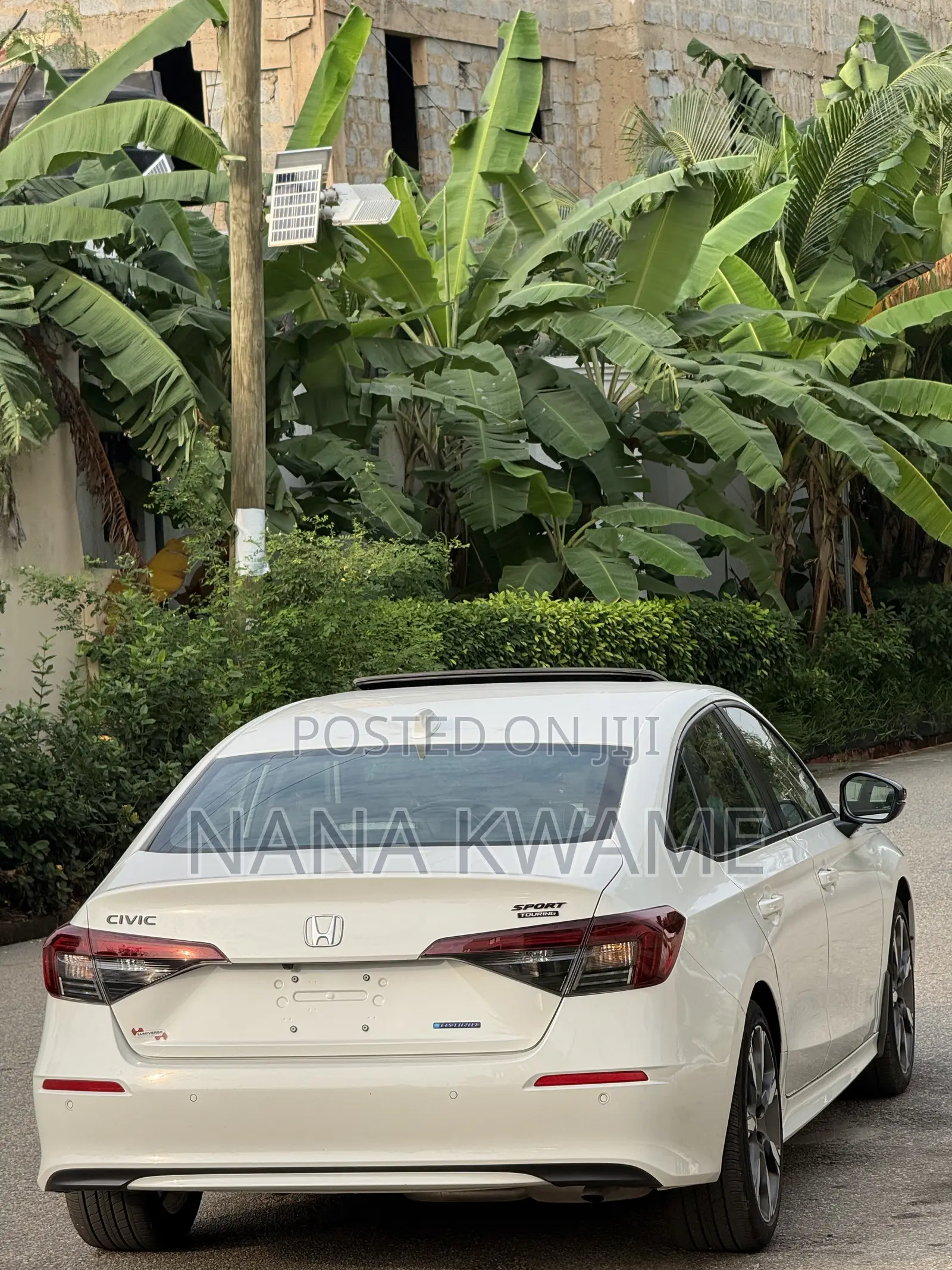 Honda Civic Sport Touring Hybrid Sedan 2026 White