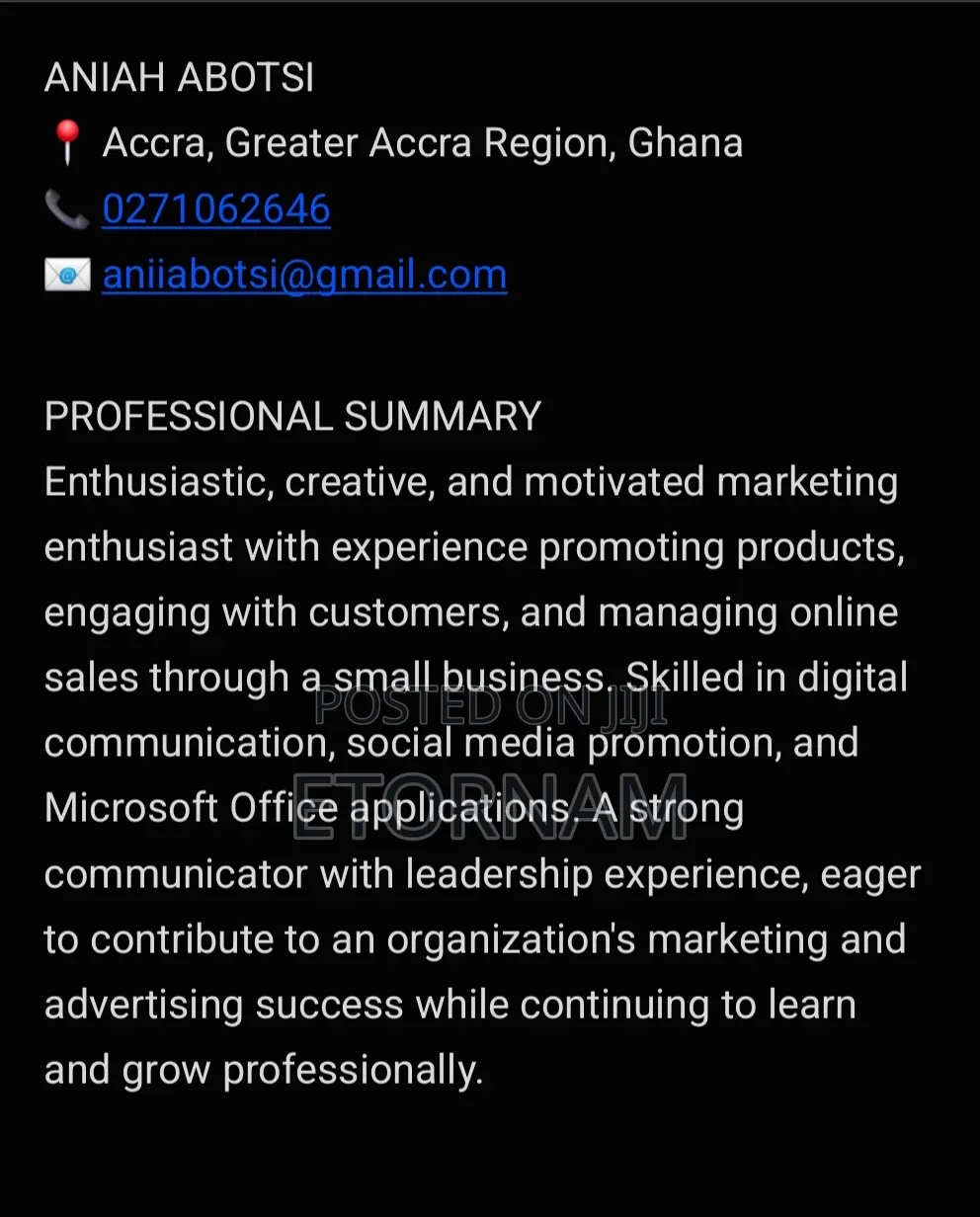 My Cv Forany Online Part Time CV Such as Social Media Account Manager