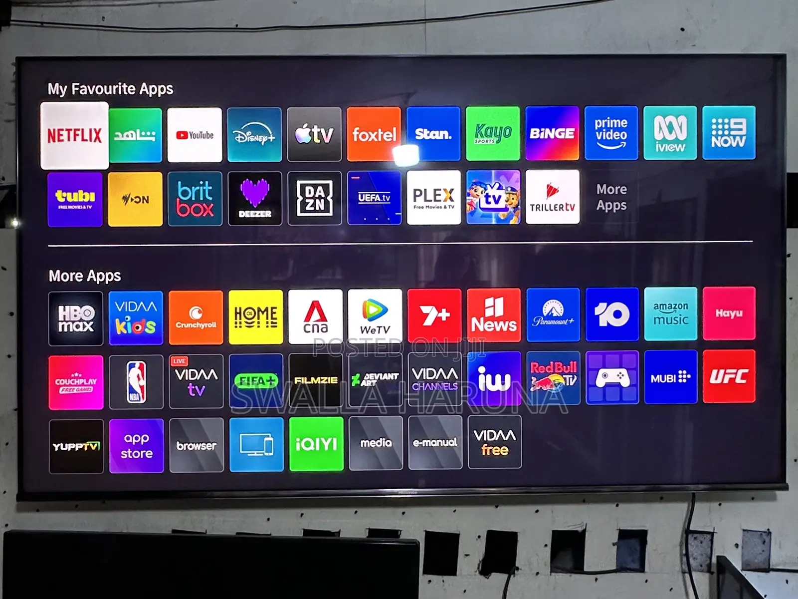Almost Brand New 75” Smart ULED Hisense Google TV From Germany