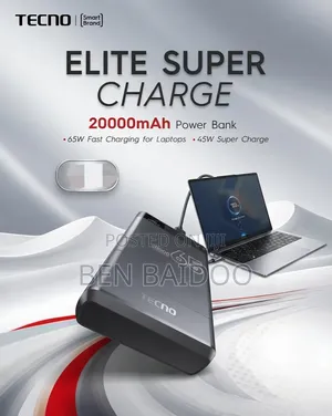 Tecno Powerbank(Laptop and Phone Charger)