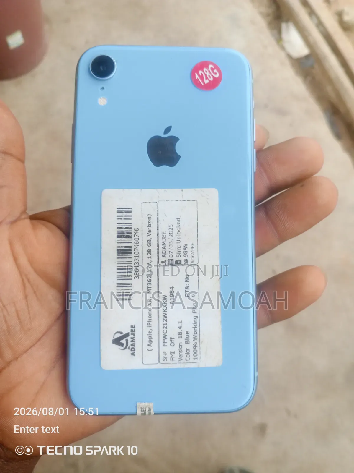 Apple iPhone XR 128 GB Blue