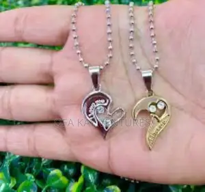 Love Heart Couple Necklace