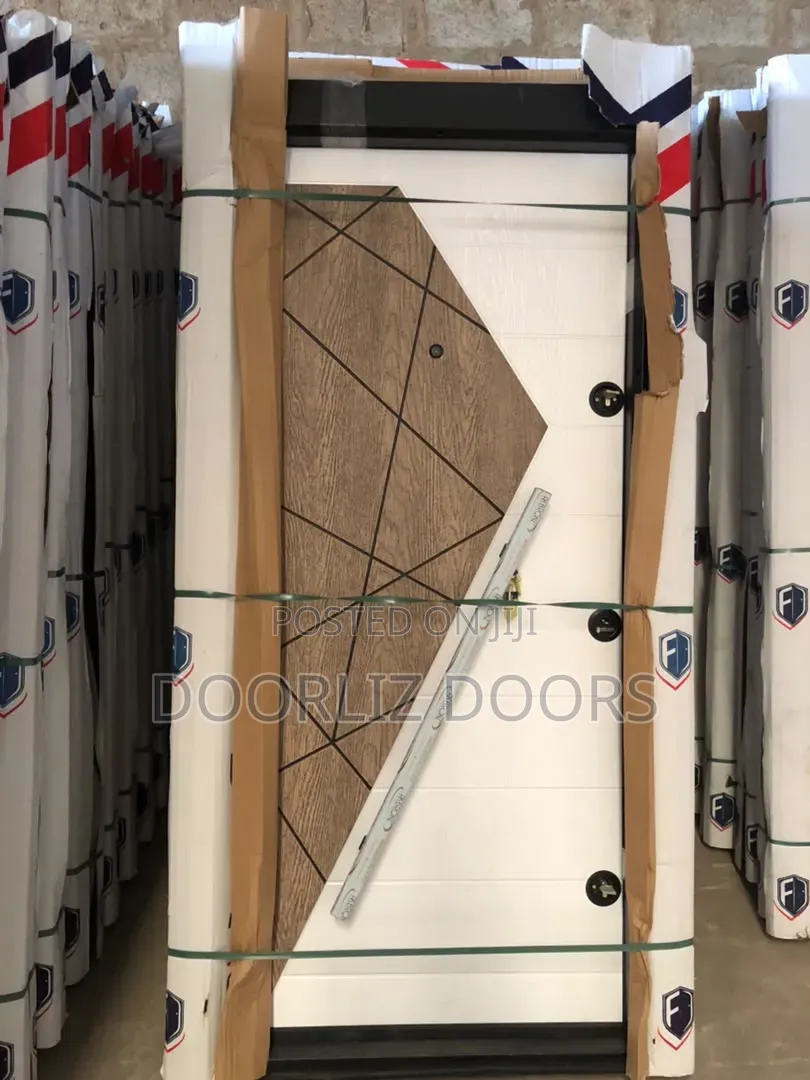 Elegant Turkish 7ft×3ft Heavy Metal Security Door With Accessories