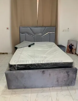 Cozy Double Bed Frame With Mattress for Delivery