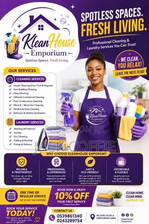 Contact Us for All Your Professional Cleaning Services of All Kinds.