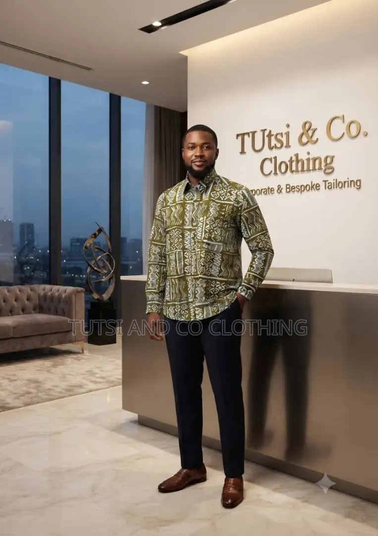 Ready to Wear Male African Print Shirts