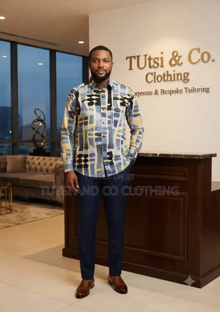 Ready to Wear Male African Print Shirts