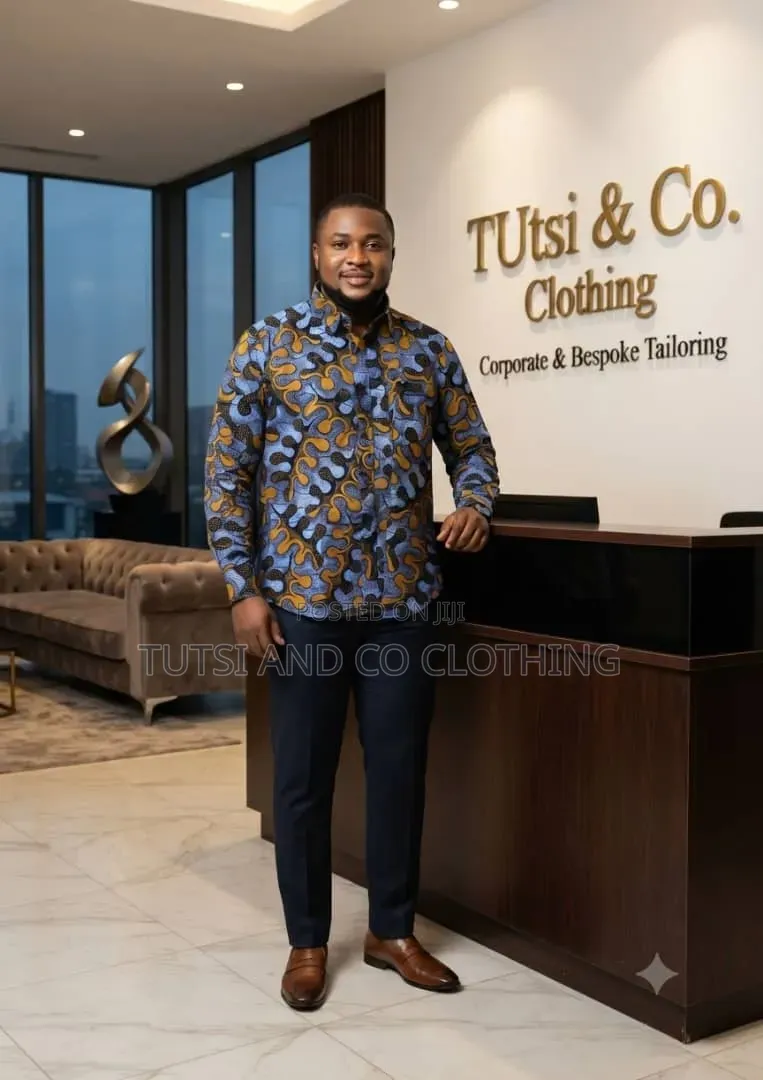 Ready to Wear Male African Print Shirts