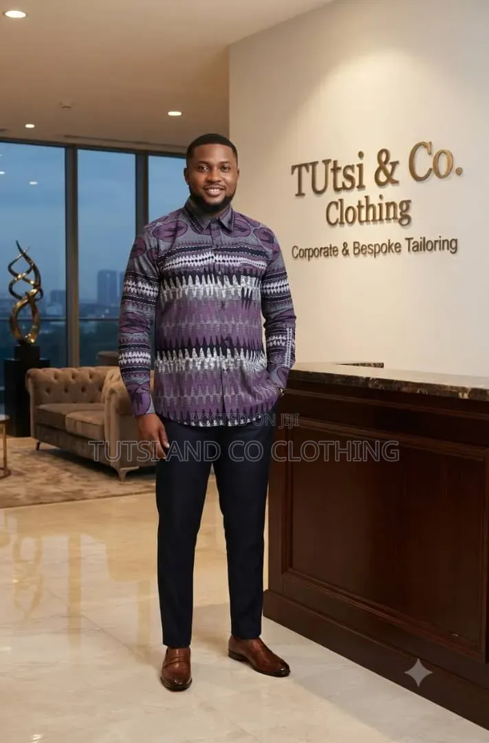 Ready to Wear Male African Print Shirts