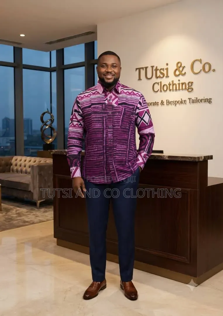 Ready to Wear Male African Print Shirts